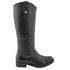 Frye Women's Melissa Double Sole Button Lug in Black/Waxy Burnished Leather - Getoutside Shoes