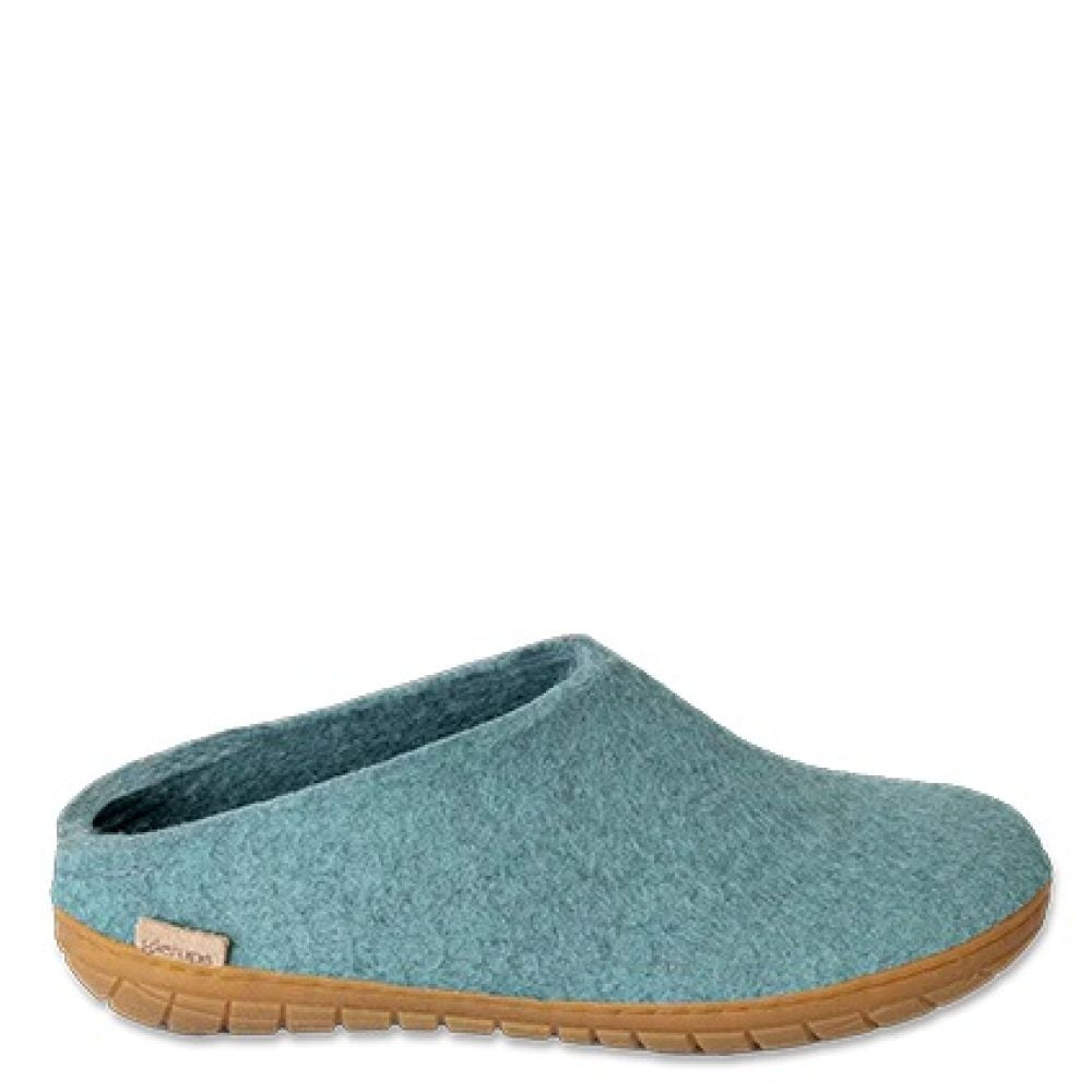 Glerups Open Heel Natural Rubber Sole in North Sea