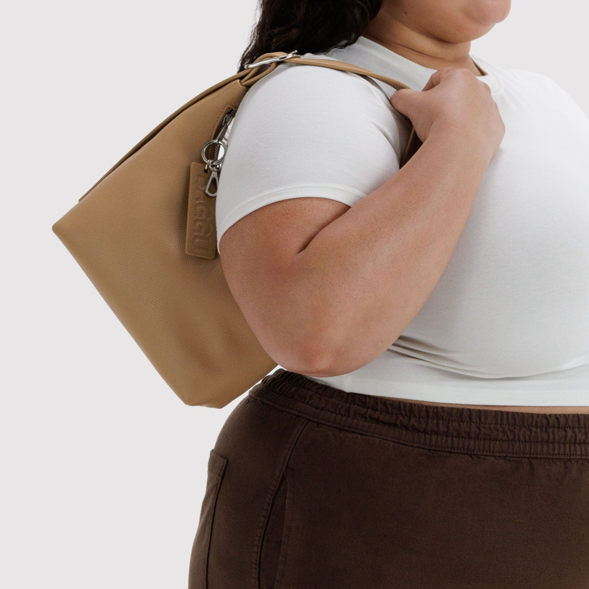 Baggu Mini Recycled Leather Shoulder Bag