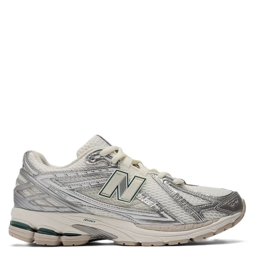 New Balance 1906R in Silver Metalic with Sea Salt and New Spruce - Getoutside Shoes