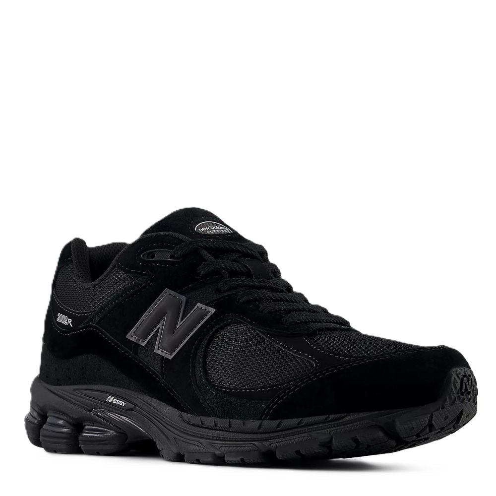 New Balance 2002R in Black with Black Metallic - Getoutside Shoes