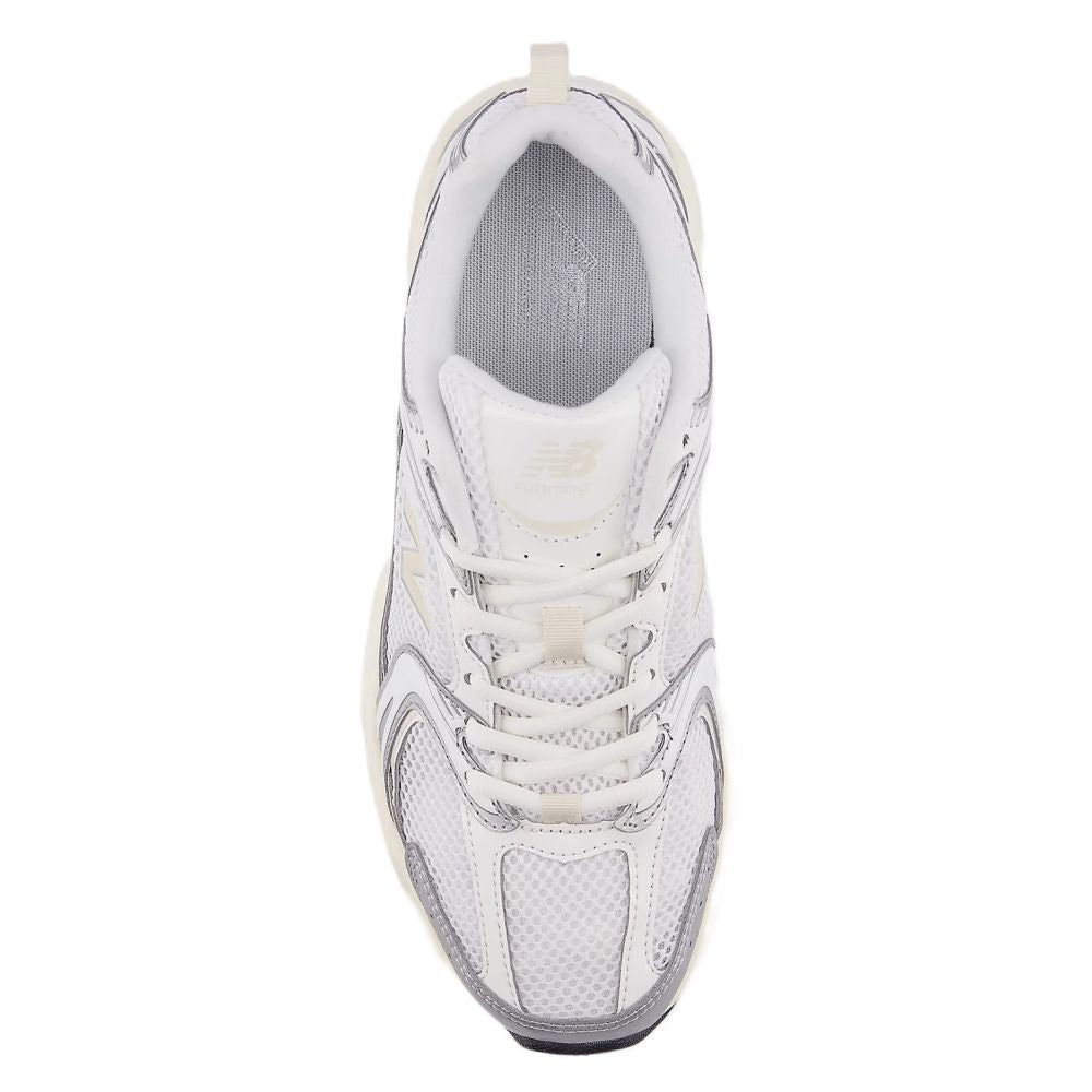New Balance 530 in Silver Metallic with Linen - Getoutside Shoes
