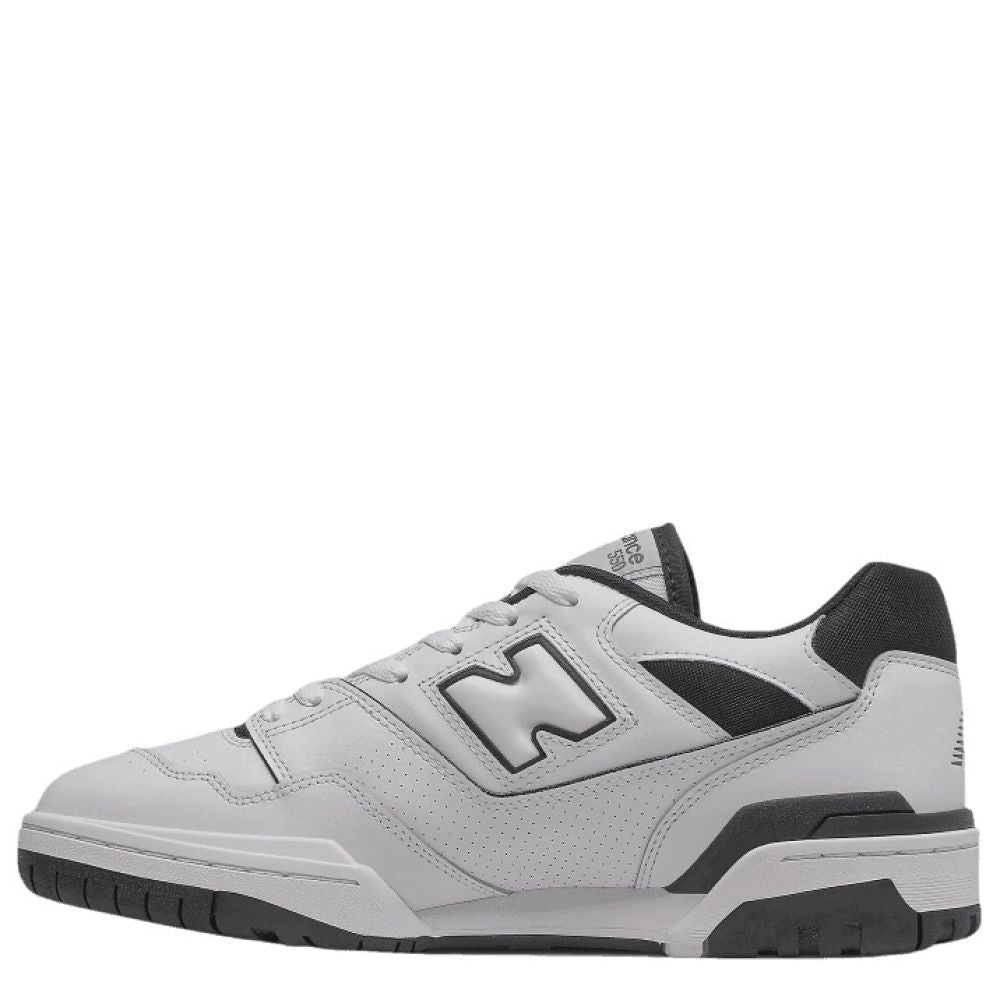 New Balance 550 in White with Black | Getoutside Shoes