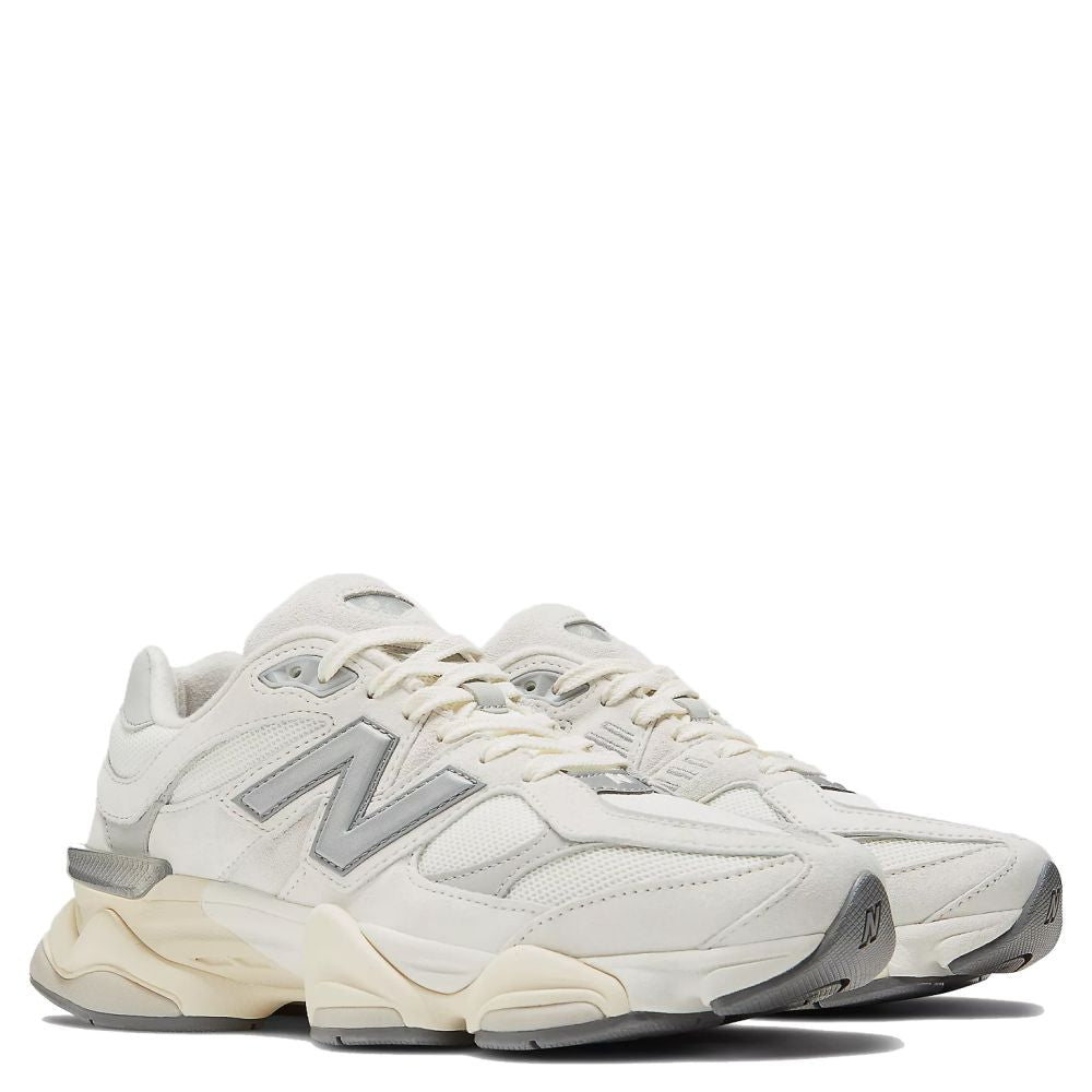 New Balance 9060 in Sea Salt with Concrete and Silver Metallic - Getoutside Shoes