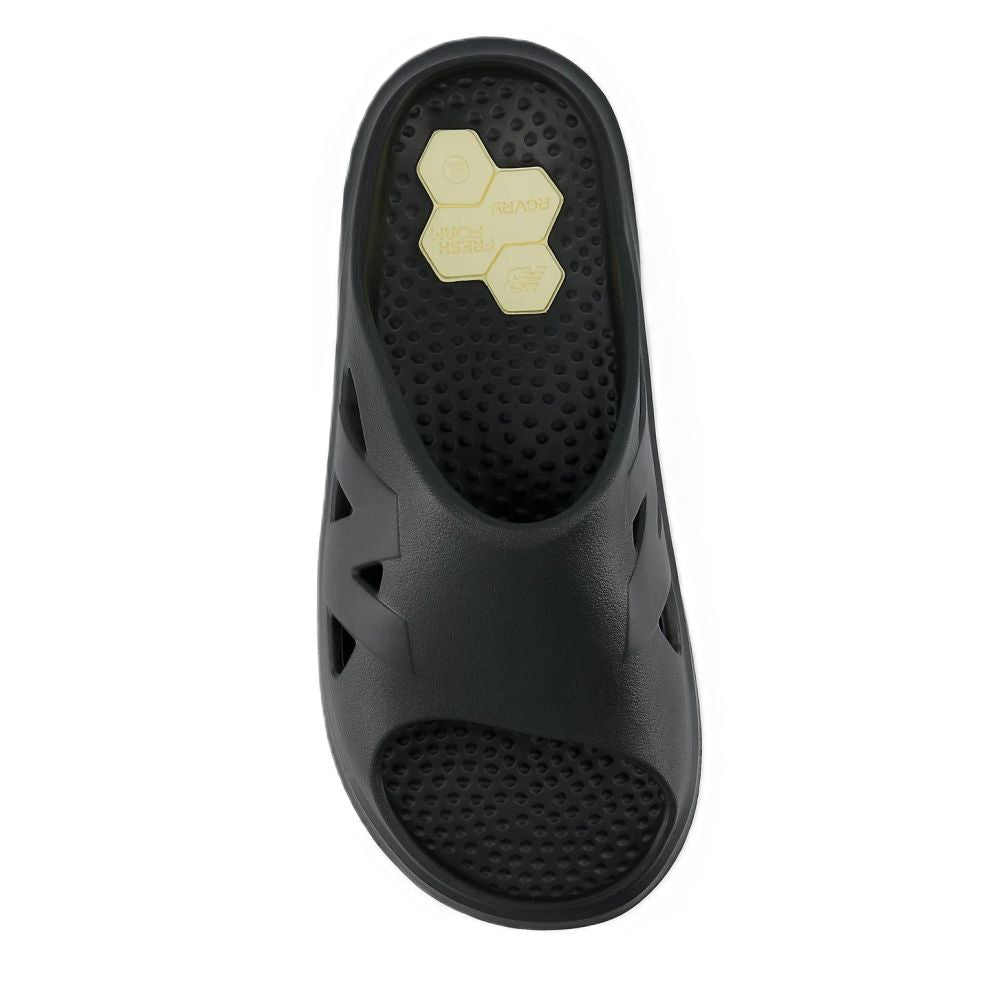 New Balance Fresh Foam RCVRY Slide in Phantom with Parchment - Getoutside Shoes