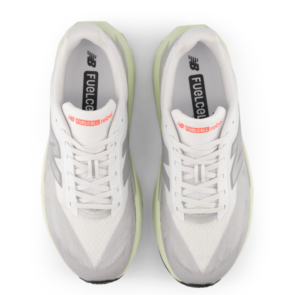 New Balance Men's FuelCell Rebel v5 in Raincloud with Mineral and White - Getoutside Shoes