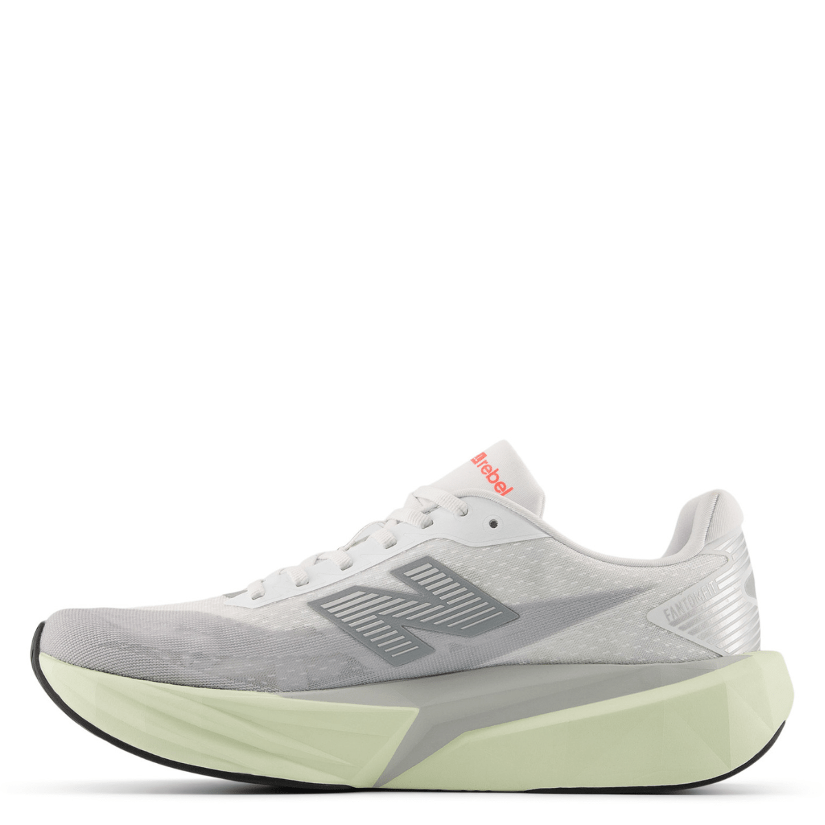 New Balance Men's FuelCell Rebel v5 in Raincloud with Mineral and White - Getoutside Shoes