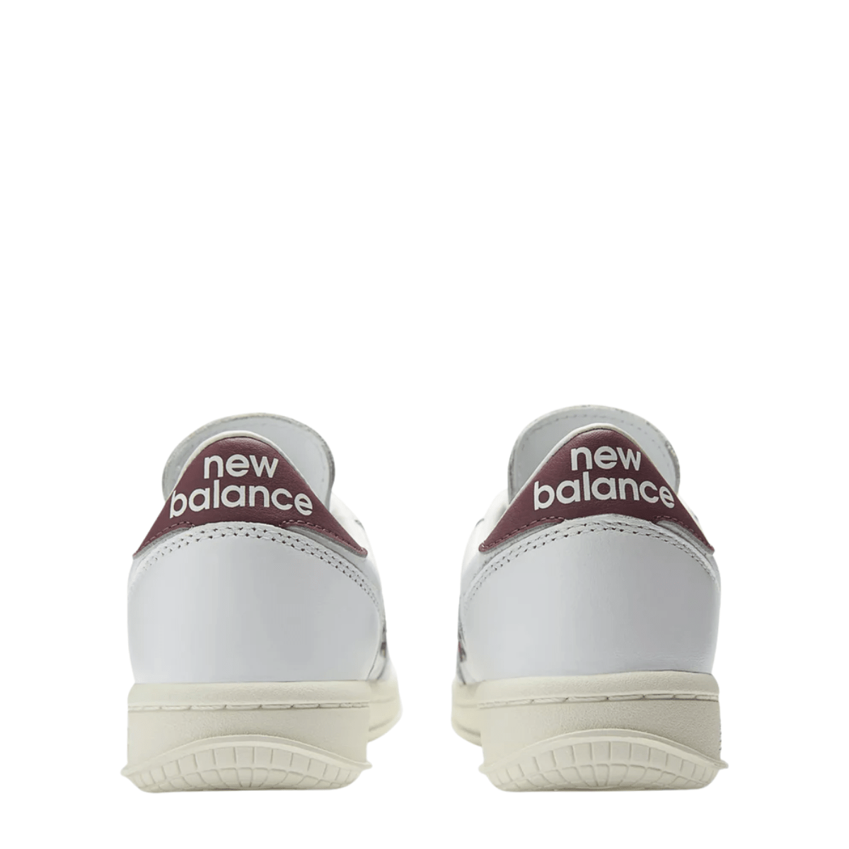New Balance Men's T500 in White with Cherry Leather - Getoutside Shoes