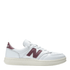 New Balance Men's T500 in White with Cherry Leather - Getoutside Shoes