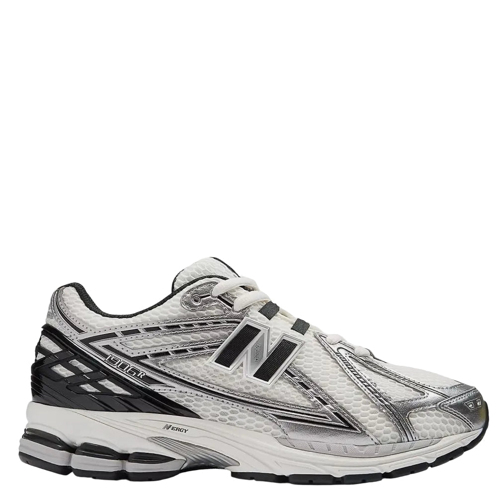 New Balance Women's 1906R in Silver Metallic with White and Sea Salt - Getoutside Shoes