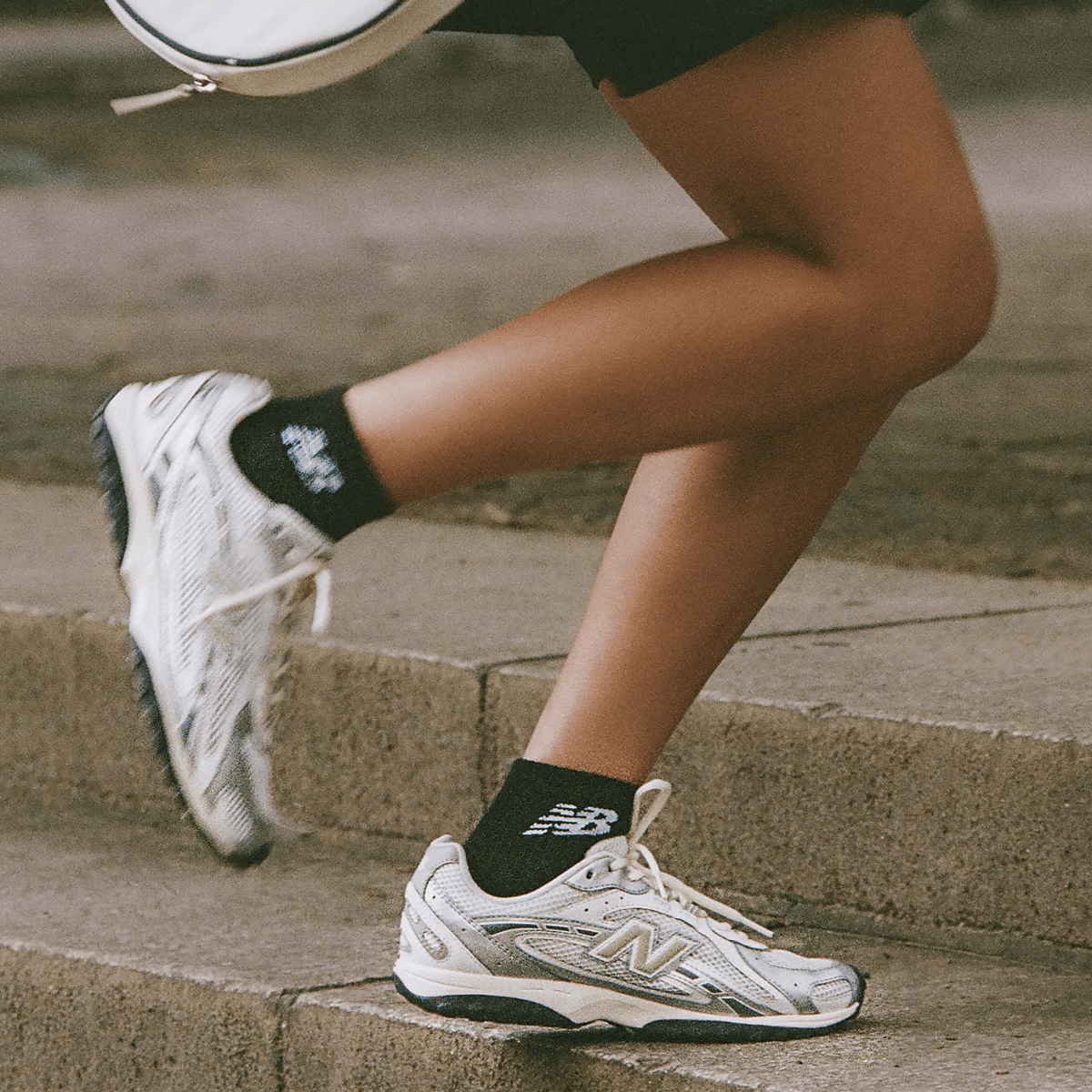 New Balance 204L Women in Silver Metallic with Garter Snake - Getoutside Shoes