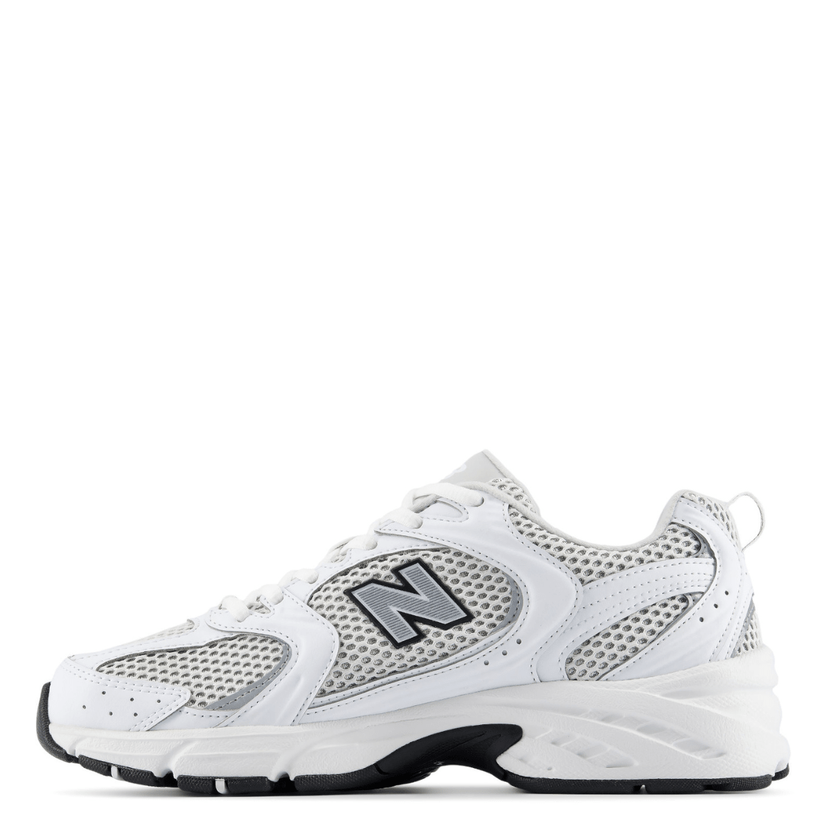 New Balance 530 Women in White with Silver - Getoutside Shoes