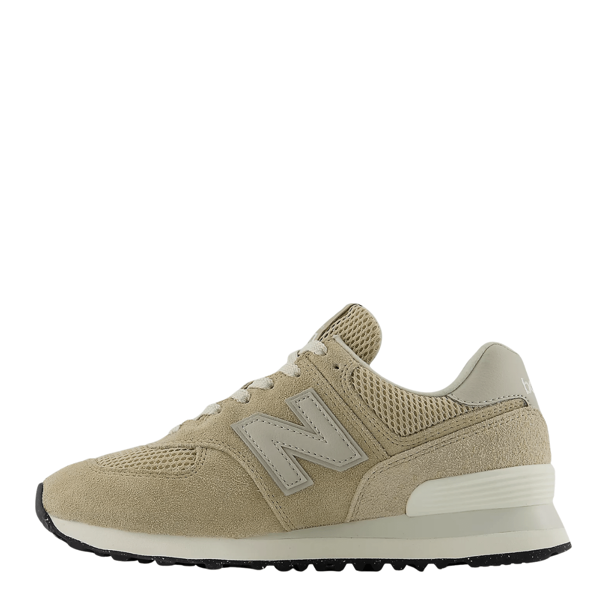 New Balance Women's 574 in Beige with NB White - Getoutside Shoes