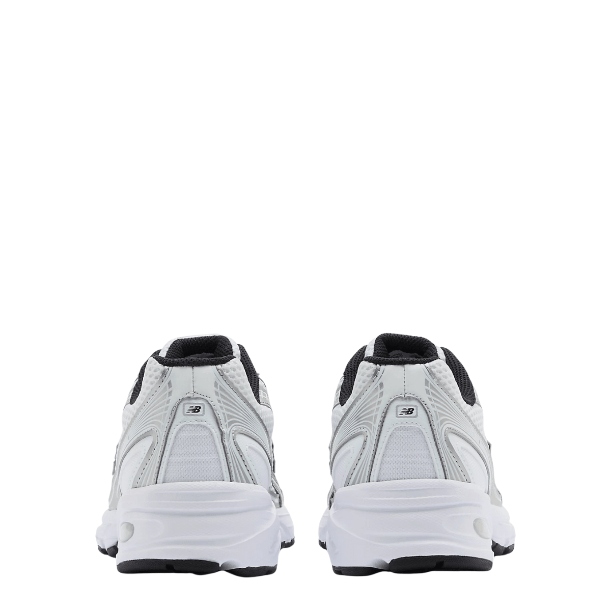 New Balance Women's 740 in White with Metallic Silver and Black - Getoutside Shoes