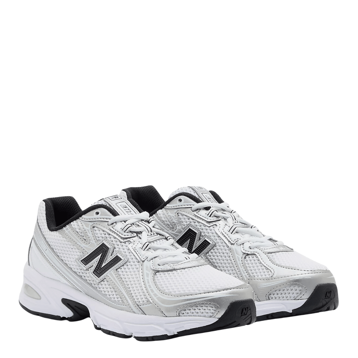 New Balance Women's 740 in White with Metallic Silver and Black - Getoutside Shoes