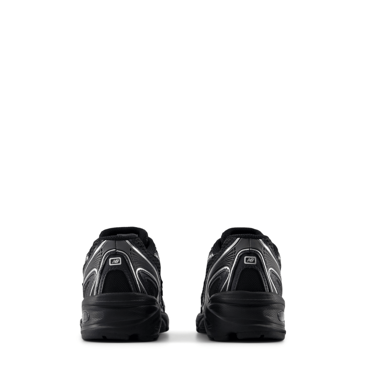 New Balance Youth 740 in Black with Silver Metallic - Getoutside Shoes