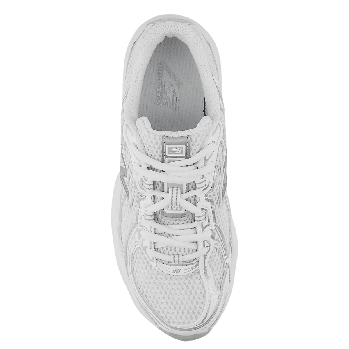New Balance Youth 740 in White with Silver Metallic in Getoutside Shoes