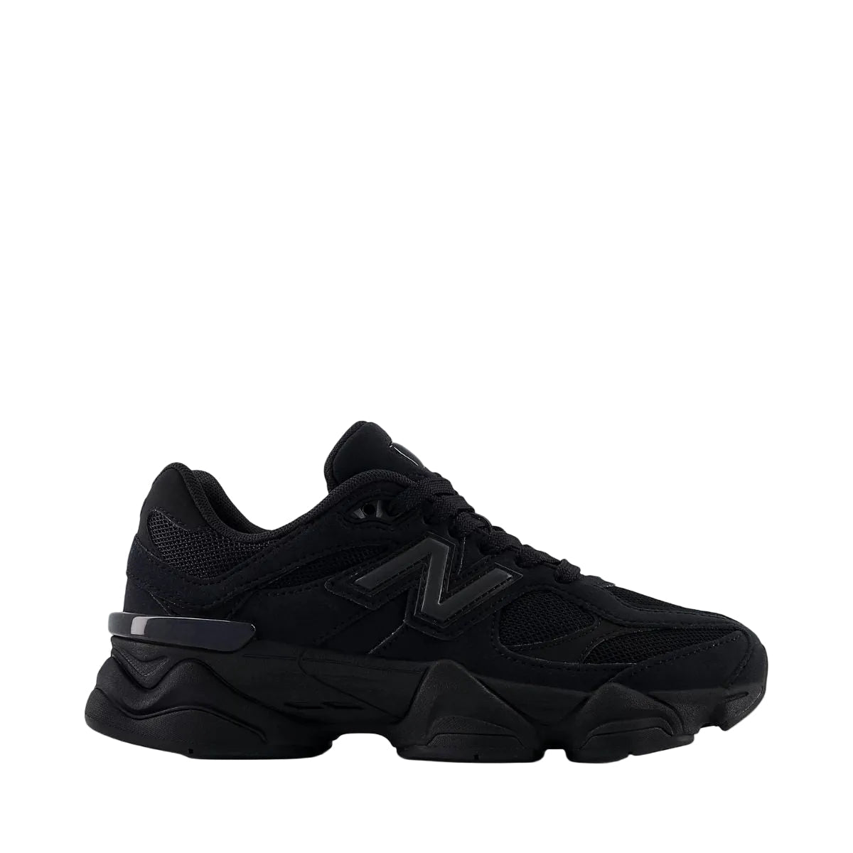 New Balance 9060 Youth in Black with Phantom - Getoutside Shoes
