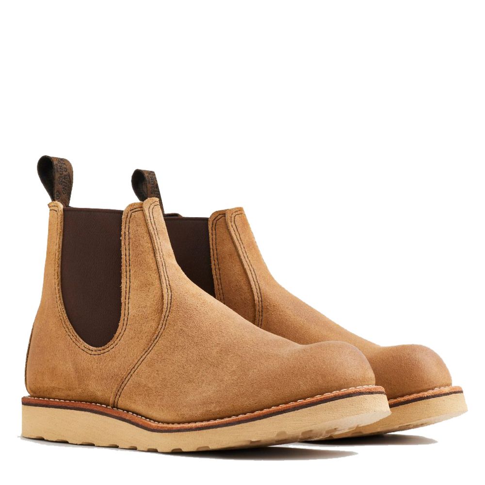 Red Wing Men's Classic Chelsea 3192 in Hawthorne Muleskinner Leather (D Width)