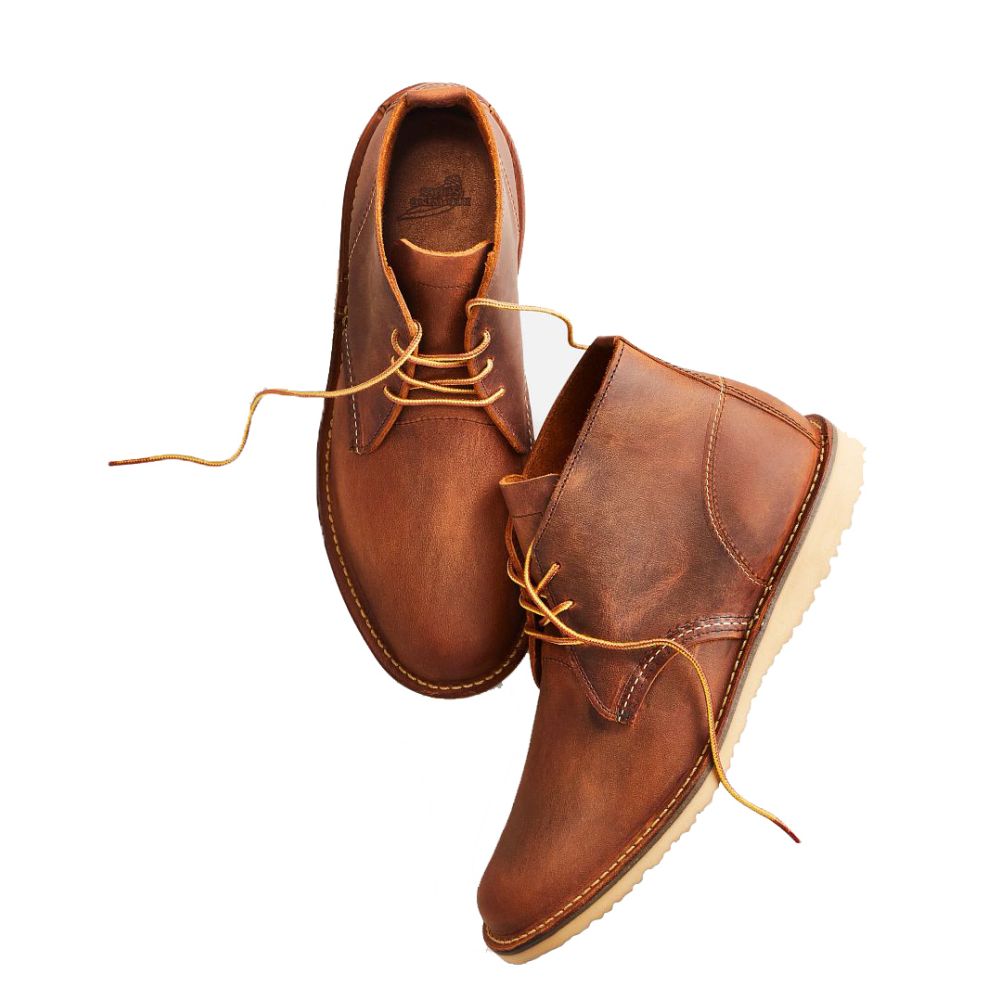 Red Wing Men's Weekender Chukka 3322 in Copper (D Width)