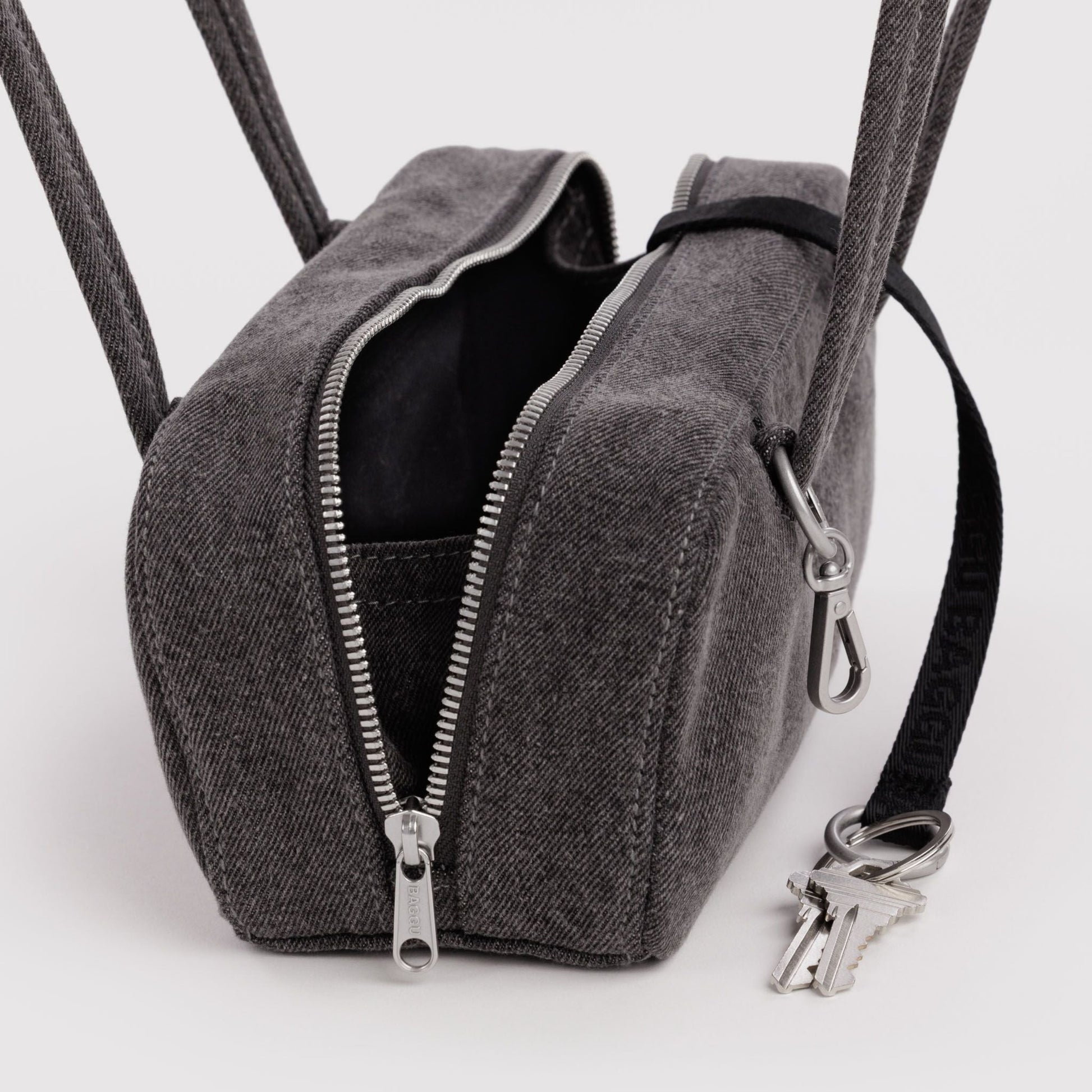Baggu Small Denim Bowler Bag