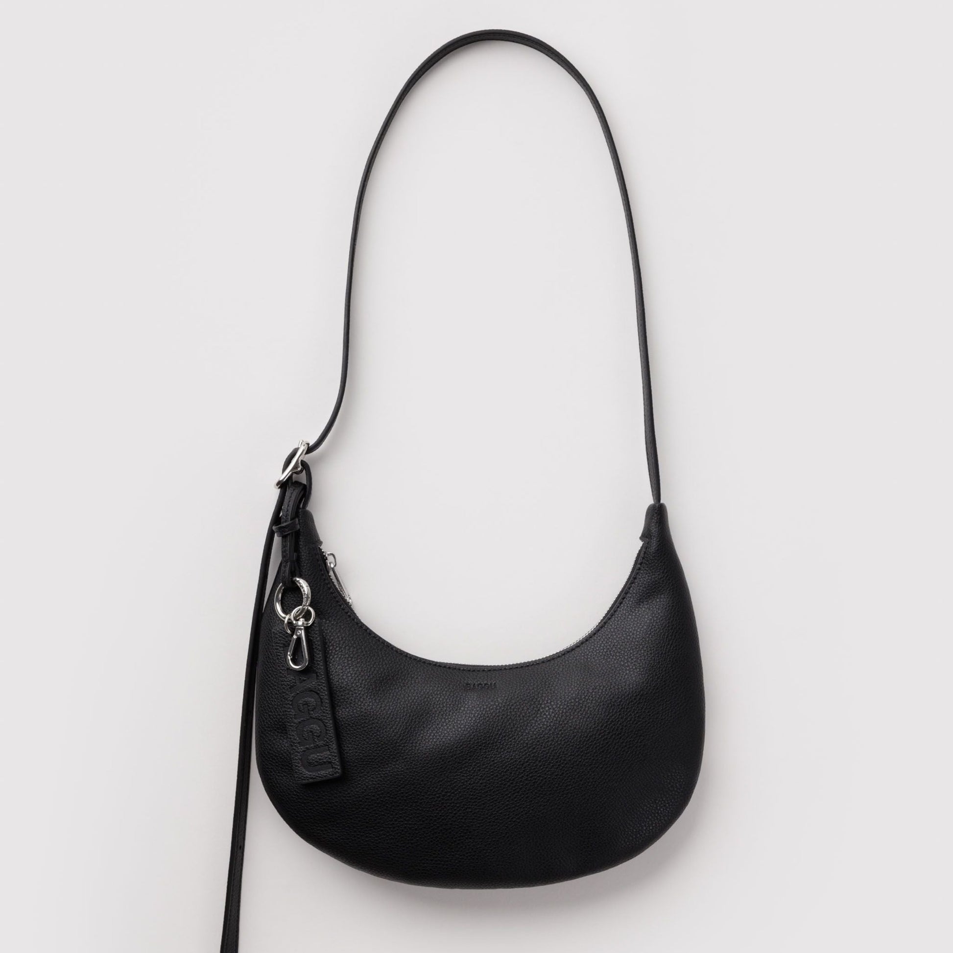 Baggu Small Recycled Leather Flat Crescent