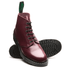 Solovair 6 Eye Astronaut Boot in Oxblood Hi-Shine - Getoutside Shoes