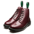 Solovair 6 Eye Astronaut Boot in Oxblood Hi-Shine - Getoutside Shoes