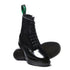 Solovair 8 Eye Zip Derby Boot in Black Hi - Shine - Getoutside Shoes
