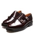 Solovair Double Buckle Monk in Burgundy Rub - Off - Getoutside Shoes