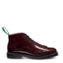 Solovair Monkey Boot in Burgundy Rub-off - Getoutside Shoes
