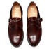 Solovair Single Buckle Monk Shoe in Burgundy Rub-Off - Getoutside Shoes