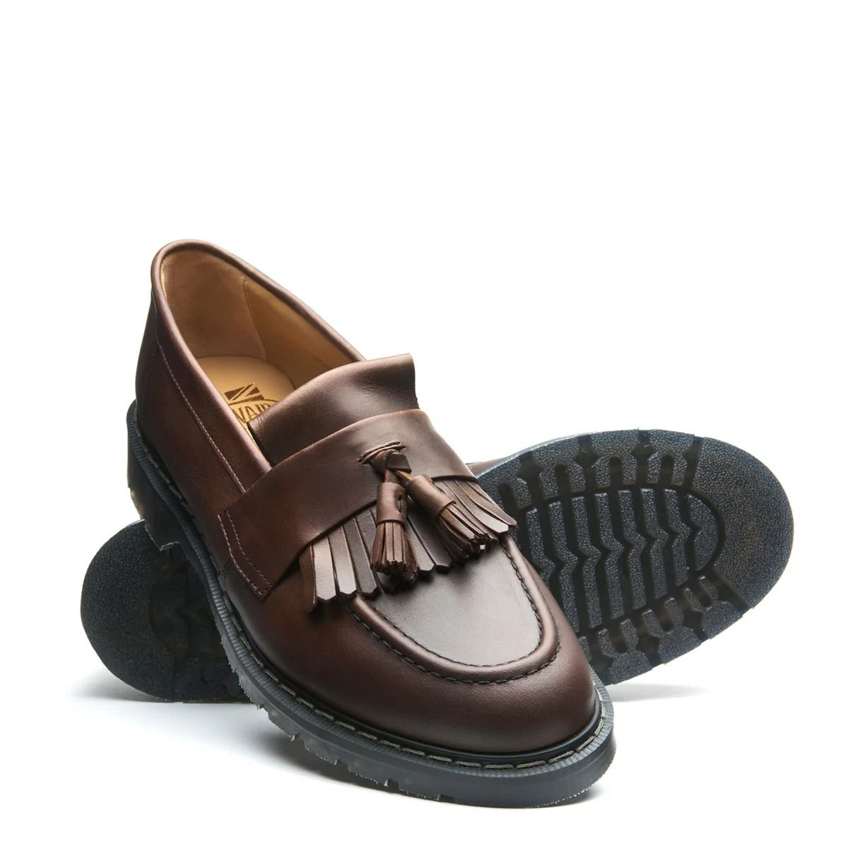 Solovair Tassel Loafer in Gaucho Crazy Horse - Getoutside Shoes