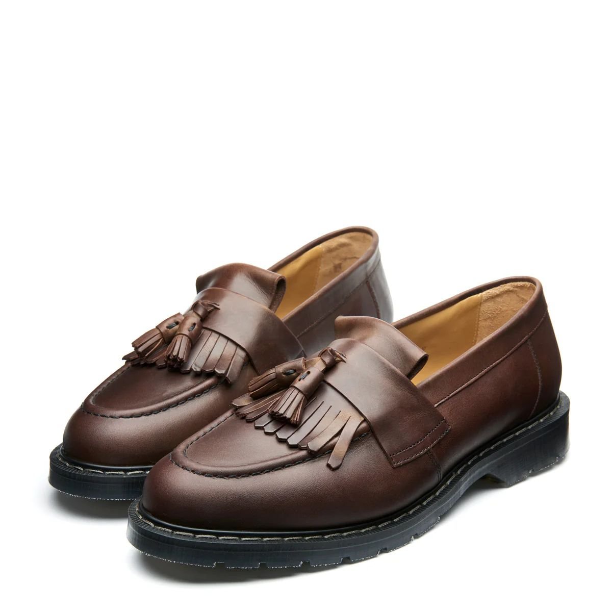Solovair Tassel Loafer in Gaucho Crazy Horse - Getoutside Shoes