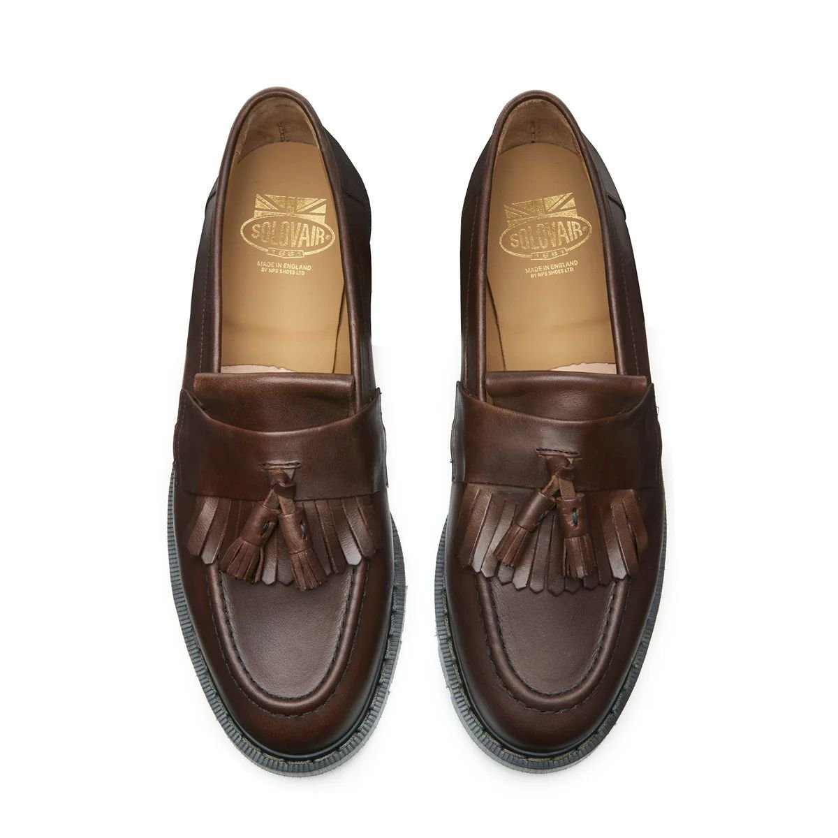 Solovair Tassel Loafer in Gaucho Crazy Horse - Getoutside Shoes
