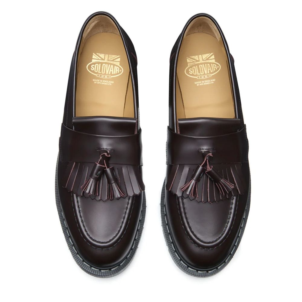 Solovair Tassel Loafer in Cordovan