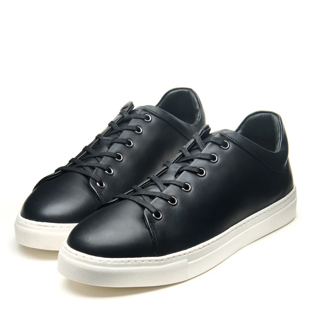 Solovair Sneaker in Black Calf