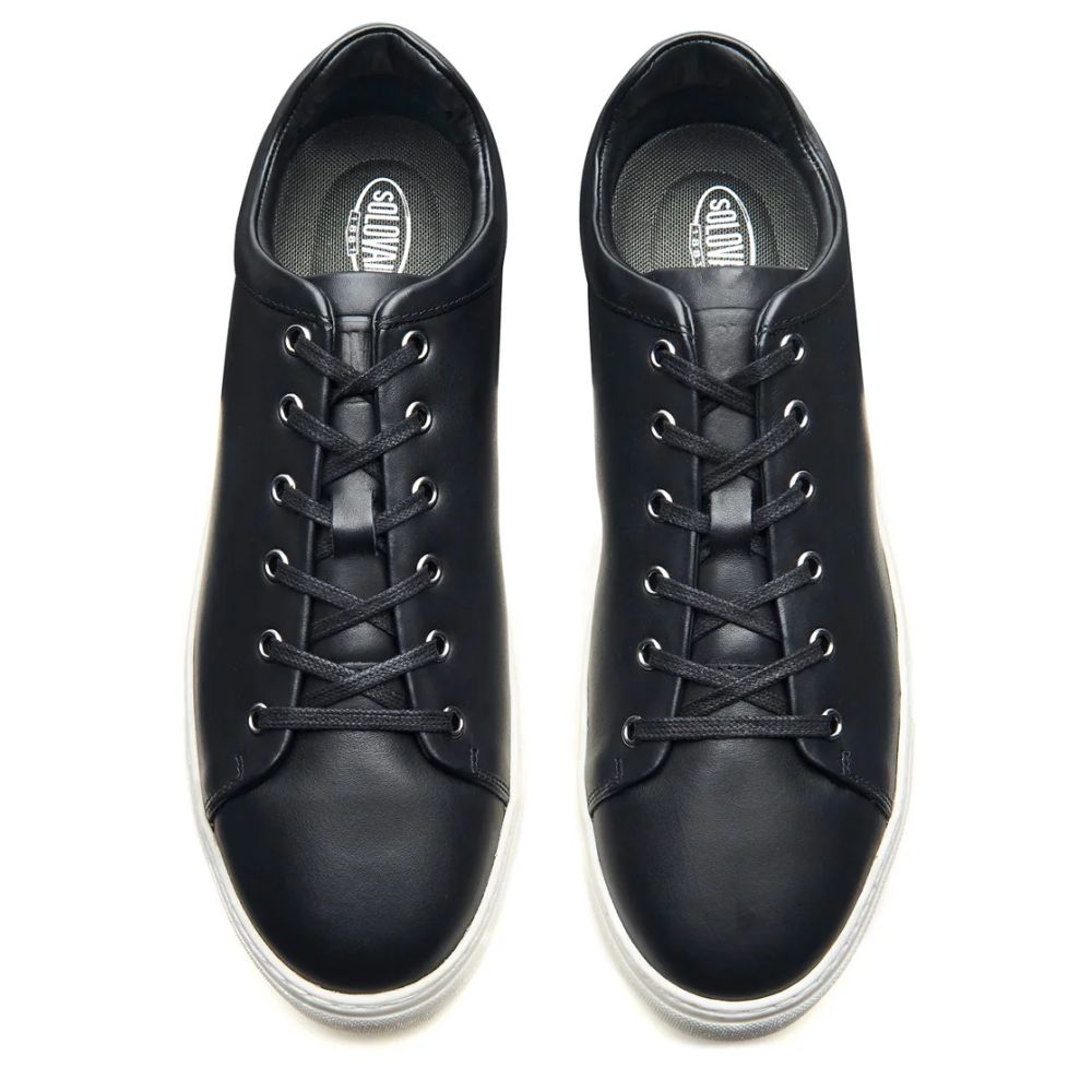 Solovair Sneaker in Black Calf
