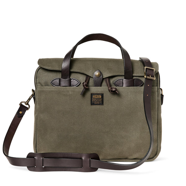 Filson Rugged Twill Original Briefcase in Ottergreen – Te Koop