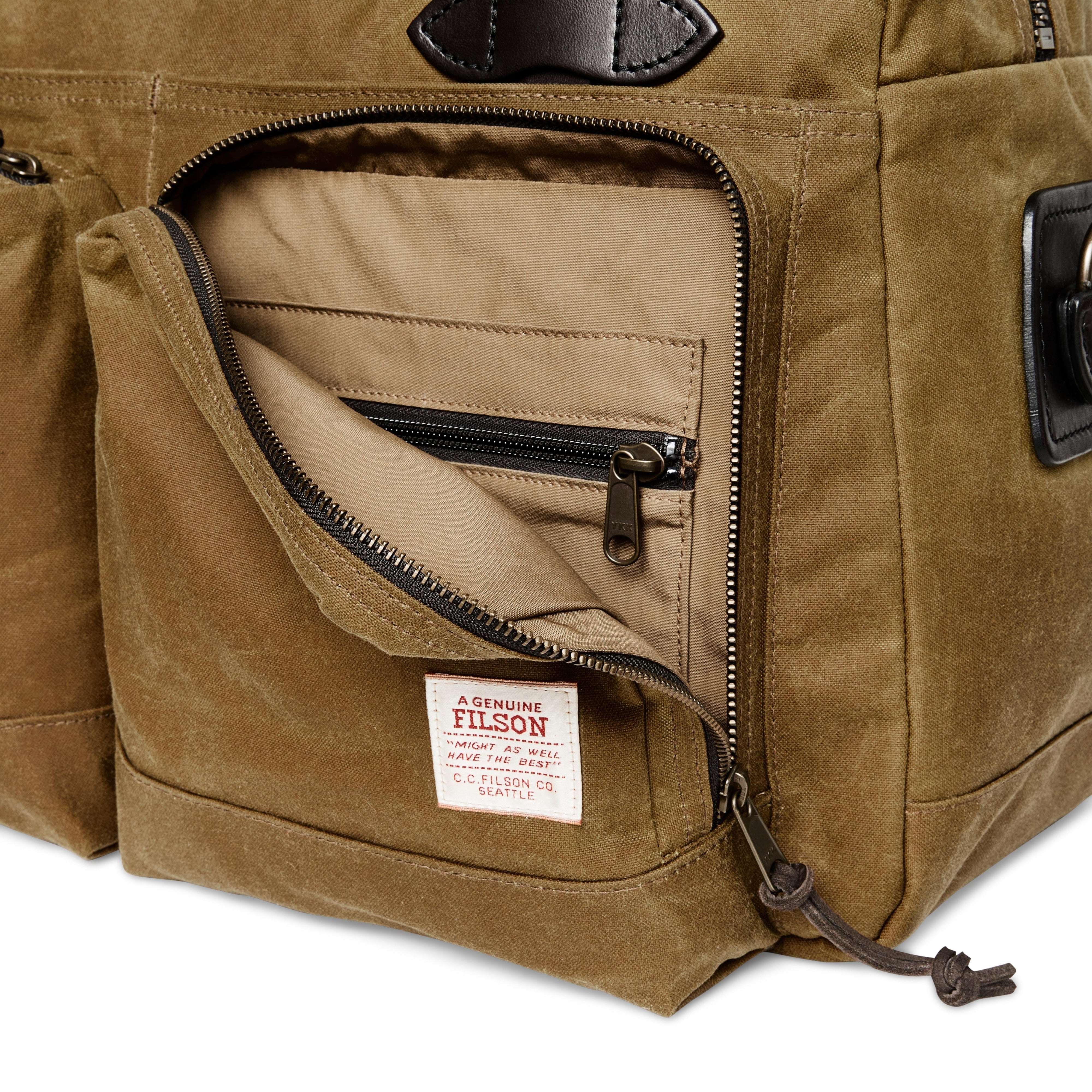 Filson 48 Hour Tin Cloth Duffle Bag in Tan – Te Koop