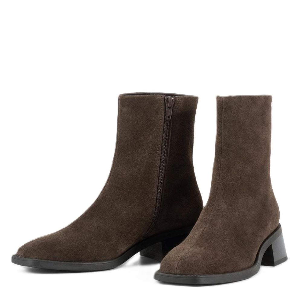 Vagabond Women's Blanca Boots in Dark Brown Suede