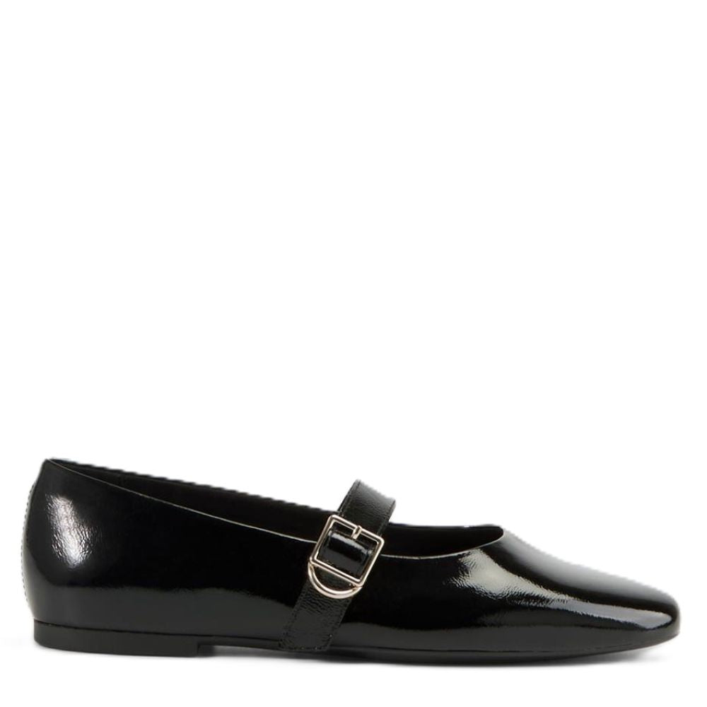Vagabond Women's Jolin Ballet Flats in Black Patent Leather