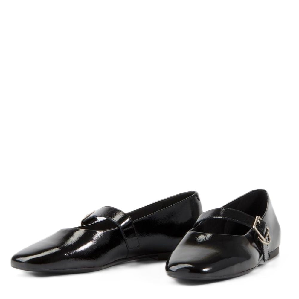 Vagabond Women's Jolin Ballet Flats in Black Patent Leather