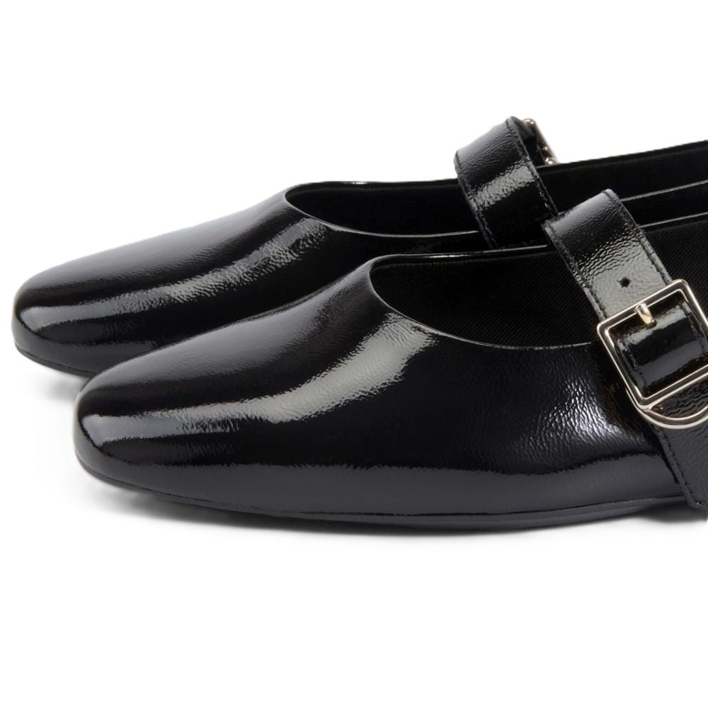 Vagabond Women's Jolin Ballet Flats in Black Patent Leather