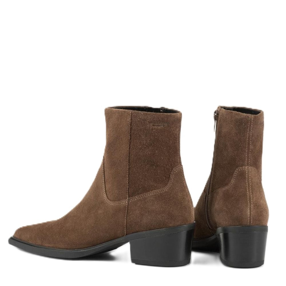 Vagabond Women's Kelsey Boots in Brown Suede