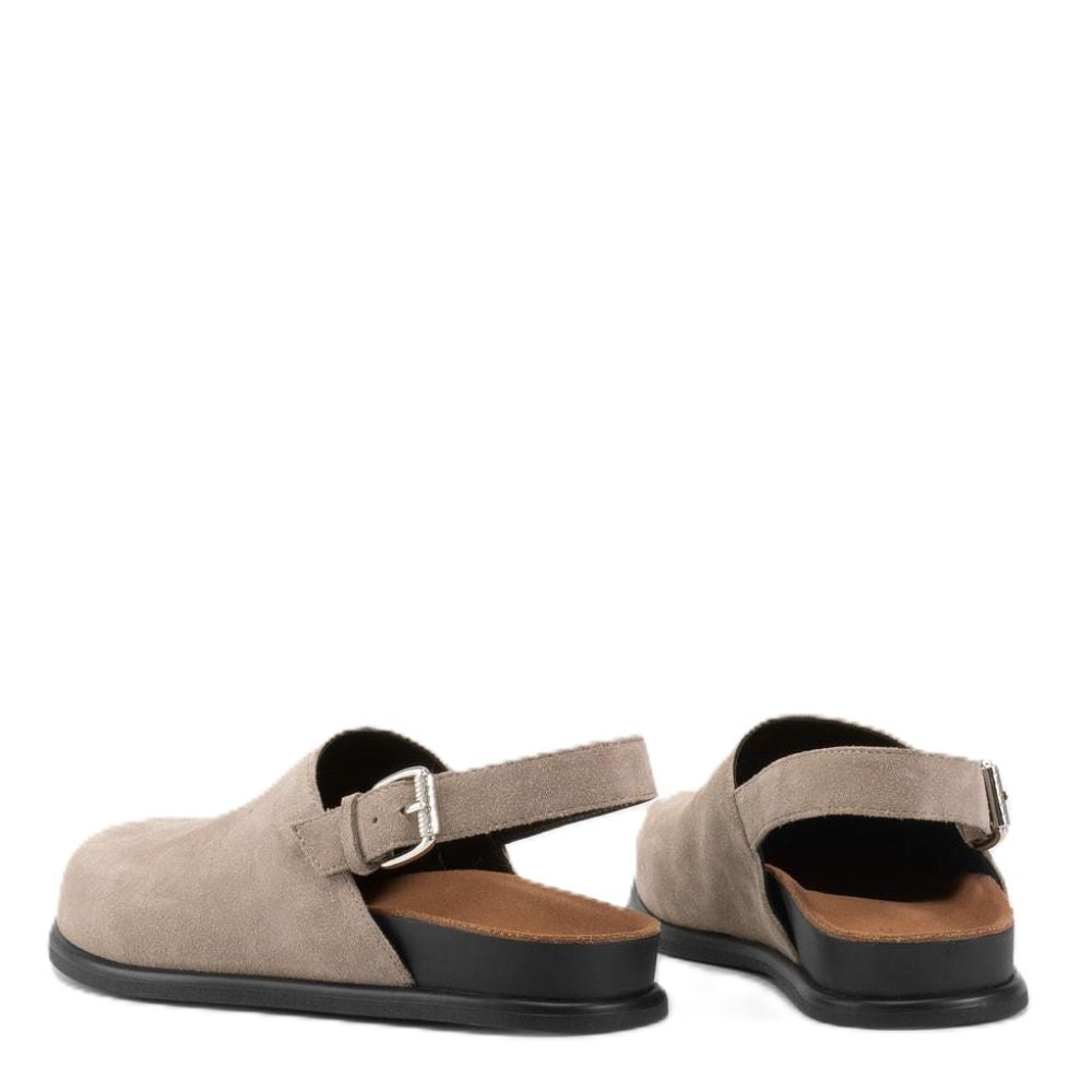 Vagabond Women's Effie Mules in Beige Suede