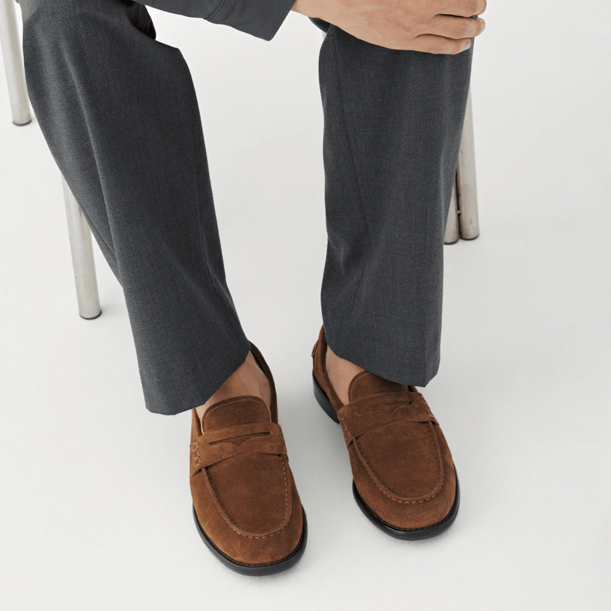 Vagabond Men's Steven Loafers in Brown Suede - Getoutside Shoes