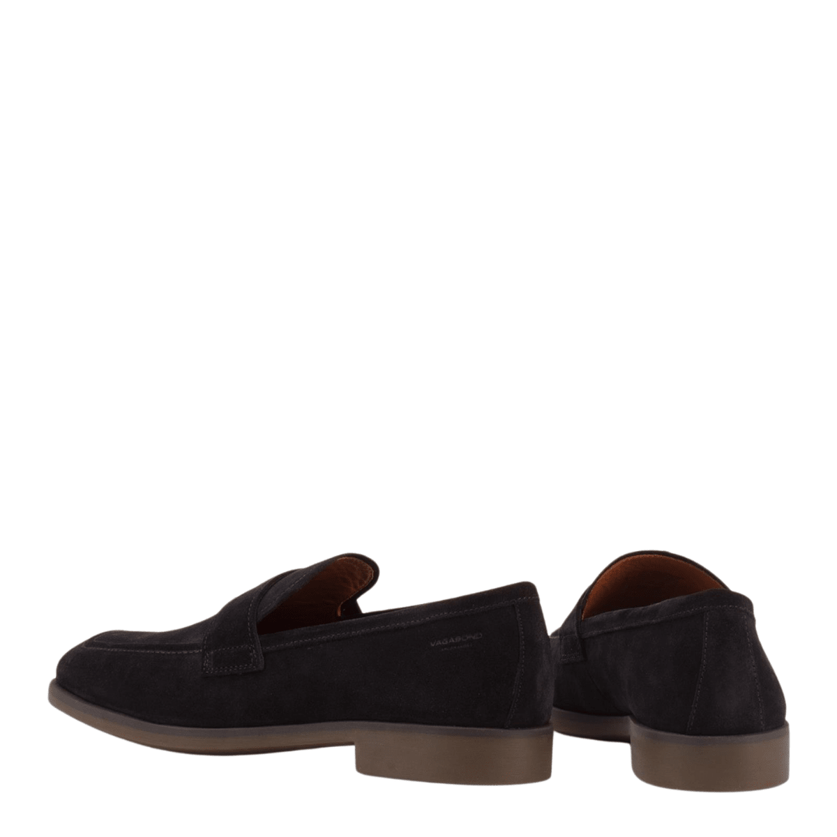 Vagabond Men's Troy Loafers in Dark Blue Suede - Getoutside Shoes