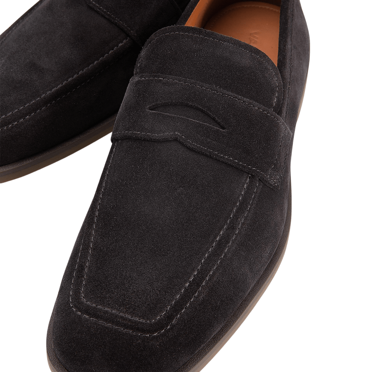 Vagabond Men's Troy Loafers in Dark Blue Suede - Getoutside Shoes