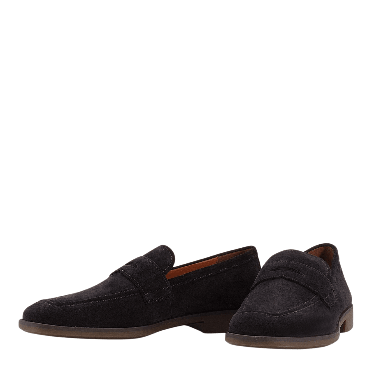 Vagabond Men's Troy Loafers in Dark Blue Suede - Getoutside Shoes